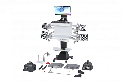 Стенд сход-развал 3D модель для ям и подъемников, серый NORDBERG C803 (7015)