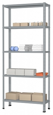 Стеллаж металлический ТС (2500х700х300) 5 полок Верстакофф