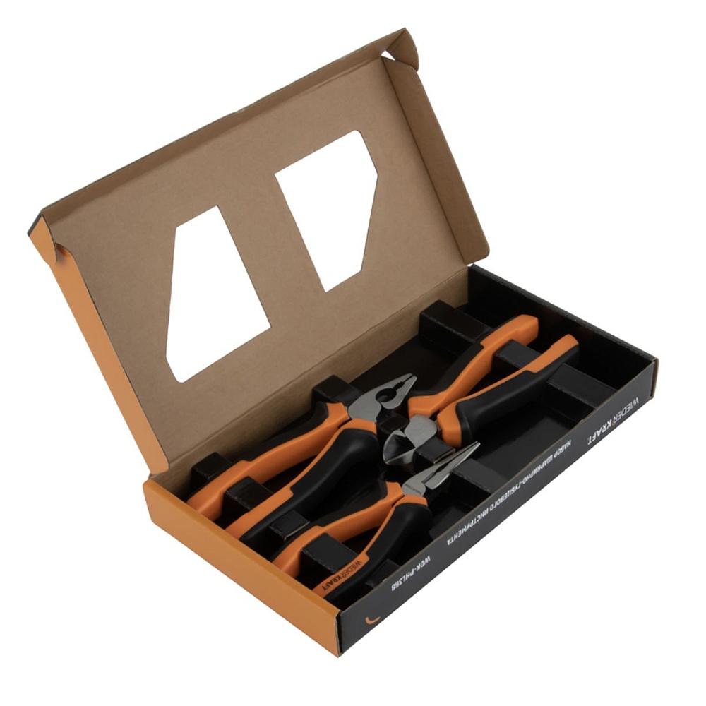 WDK-PHL368 Набор шарнирно-губцевого инструмента, 3 шт.