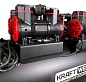 KraftWell KRW-AC1500-280L Компрессор поршневой безмасляный 1500 л/мин, 10 бар, 280 л, 380В