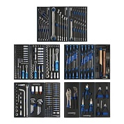 Набор инструментов 265 предметов, для тележки, 15 ложементов NORDBERG TS15265