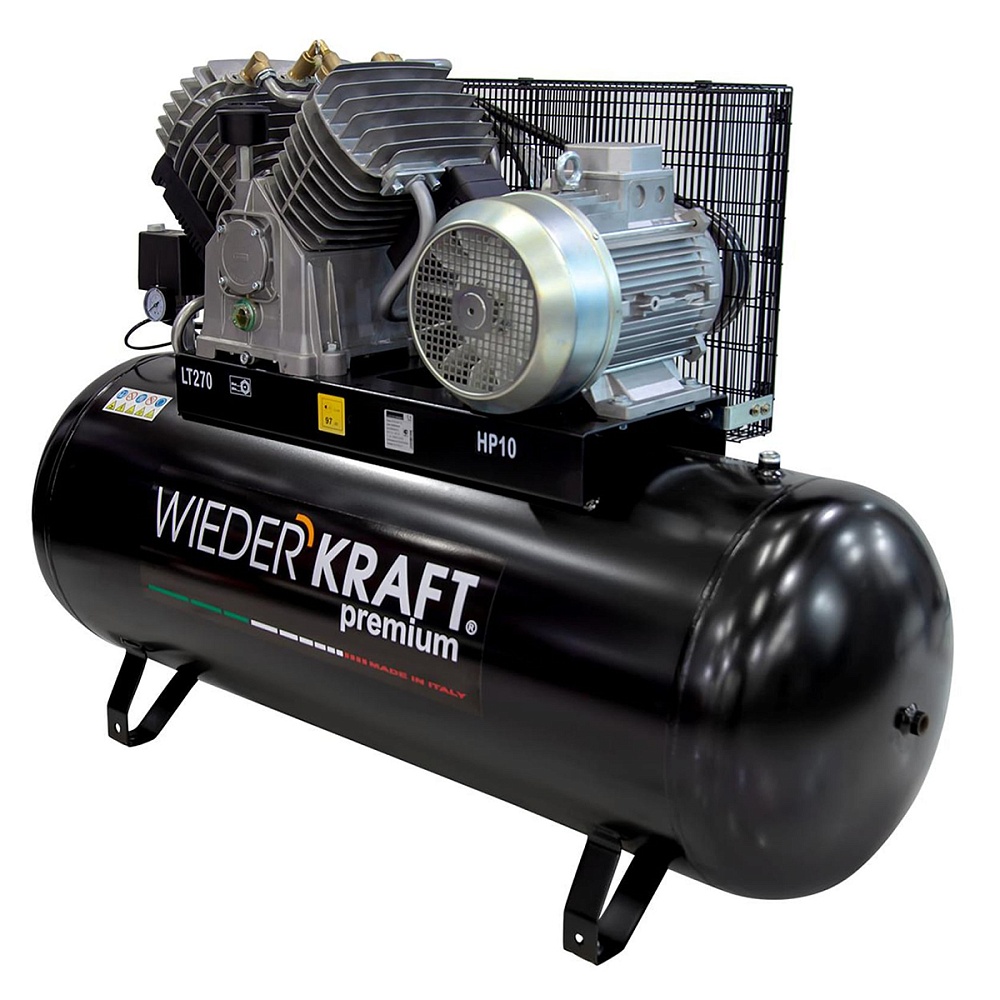 WDK-92712 WiederKraft Компрессор поршневой, 270 л
