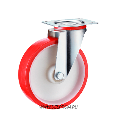 SNP 42 Полиуретановая поворотная колесная опора д100 (VILS)