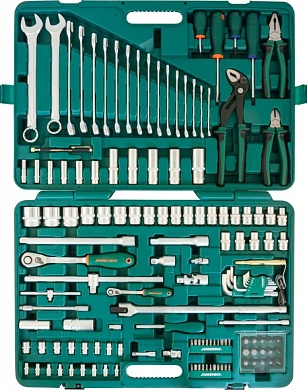 S04H524142S Набор инструмента универсальный 1/4", 1/2"DR, 142 предмета