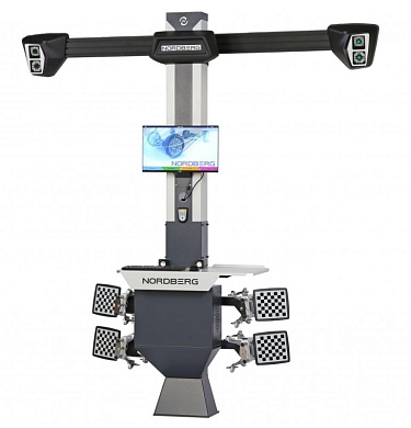 Стенд сход-развал 3D модель четырехкамерный NORDBERG C804_серый