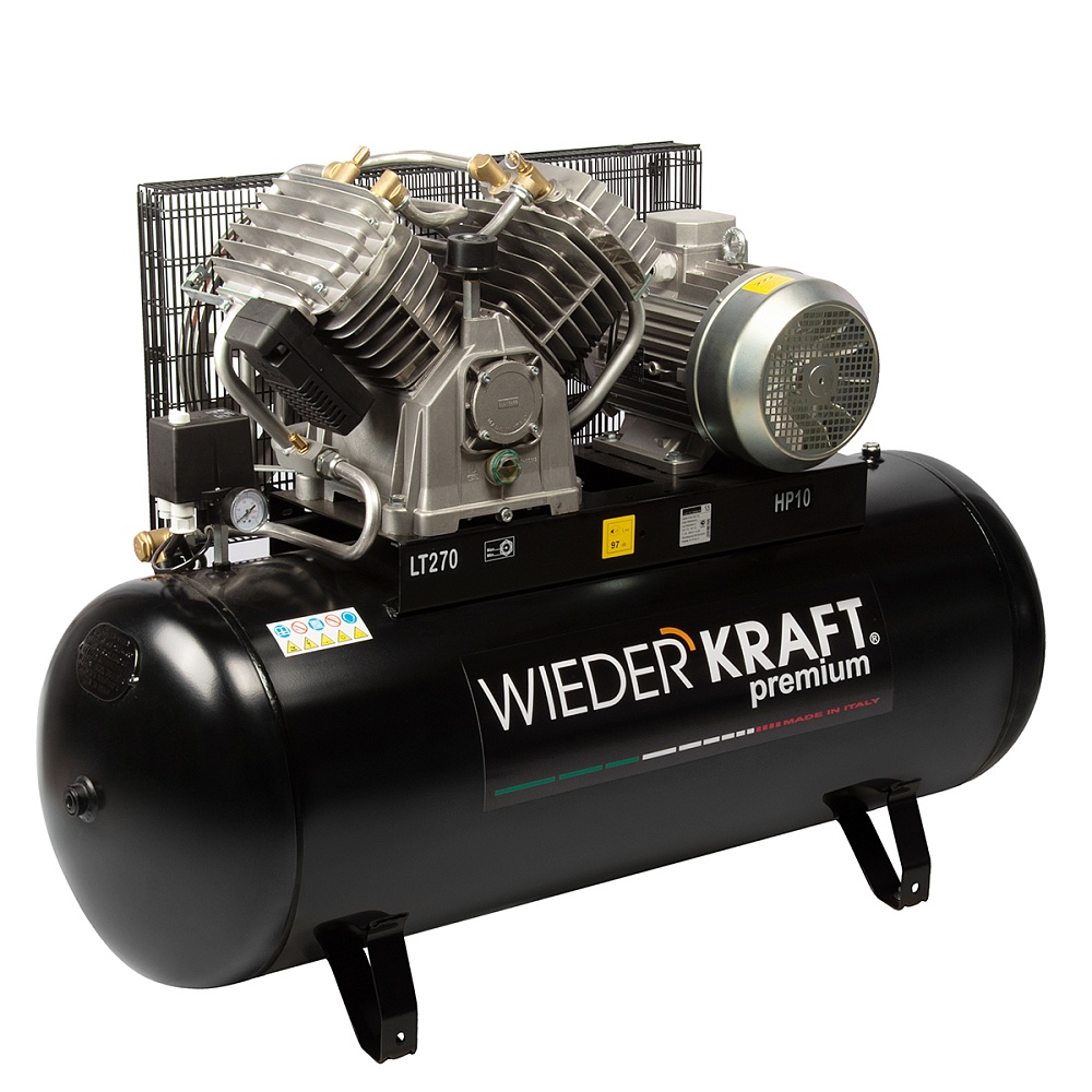 WDK-92712 WiederKraft Компрессор поршневой, 270 л
