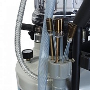 Установка пневматическая RF-HC-3297 для удаления отработанного масла перекатная с индикатором заполнения бак 90л, воронка 20л  ROCKFORCE
